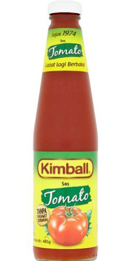 Kimball Tomato Ketchup 12 Bottle x 485g